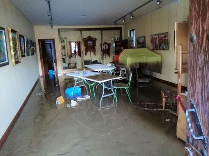 Consecuencias de la inundación de El Trapiche.