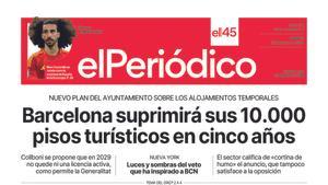 La portada de EL PERIÓDICO del 22 de junio de 2024