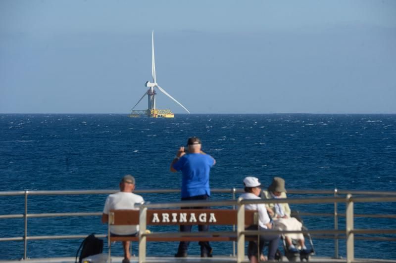 20-06-18. ARINAGA.TRASLADO DE AEROGENERADOR DESDE ARINAGA HASTA LA PLOCÁN. FOTO: JOSÉ CARLOS GUERRA.  | 20/06/2018 | Fotógrafo: José Carlos Guerra