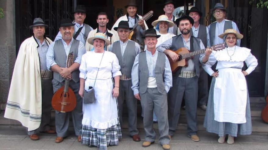 Tagoror interviene en un programa televisivo de folclore por las fiestas de Fátima en El Calero