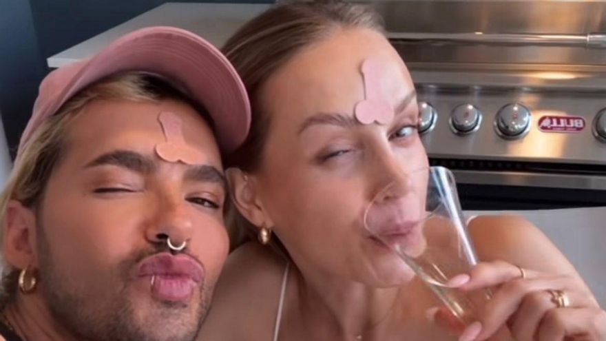 Bill Kaulitz und Braut in spe Susanne Knispel.