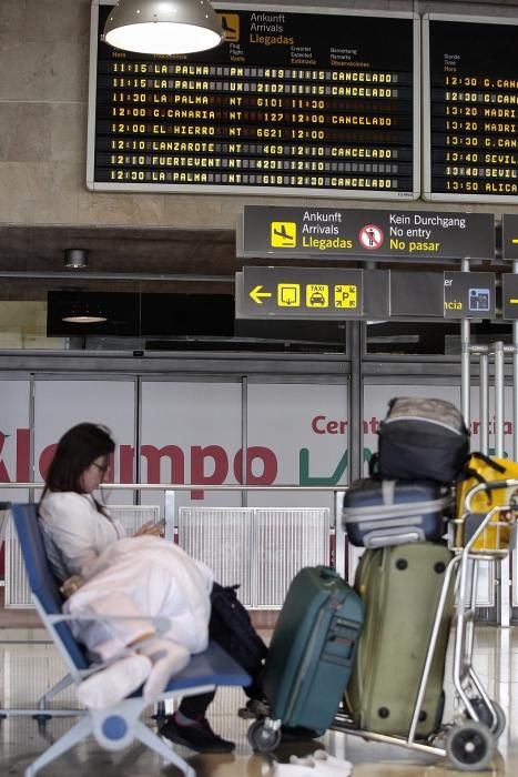 Situación en el aeropuerto Tenerife Norte con test