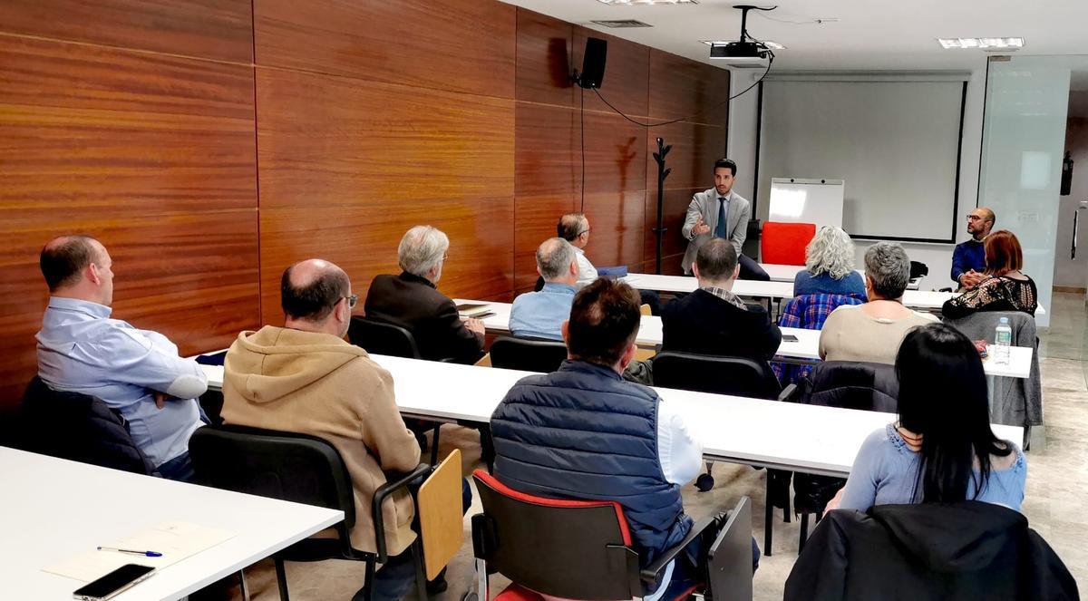 Durante la reunión matenida en Cehegín