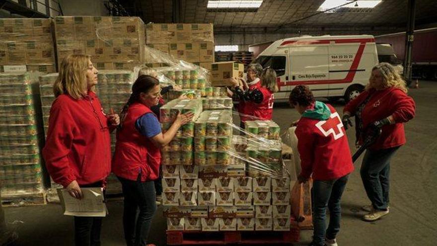 El Banco de Alimentos de Badajoz podrá abrir para entregar la mercancía