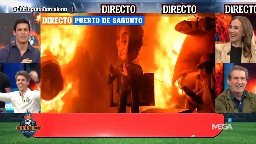 Pedrerol indestructible, ni el fuego de las fallas puede con él