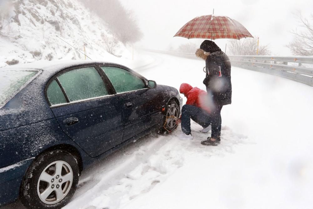 Nieve en Pajares