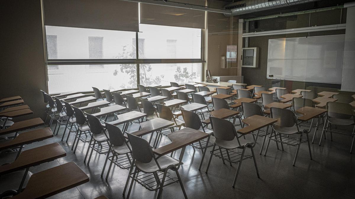 Una clase universitaria.