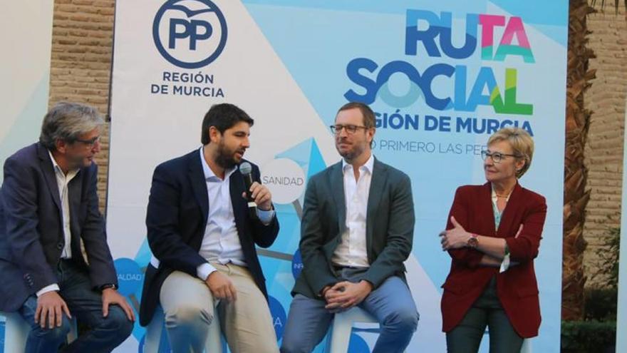 Miralles, Miras, Maroto y Pelegrín iniciaron la Ruta Social del PP.