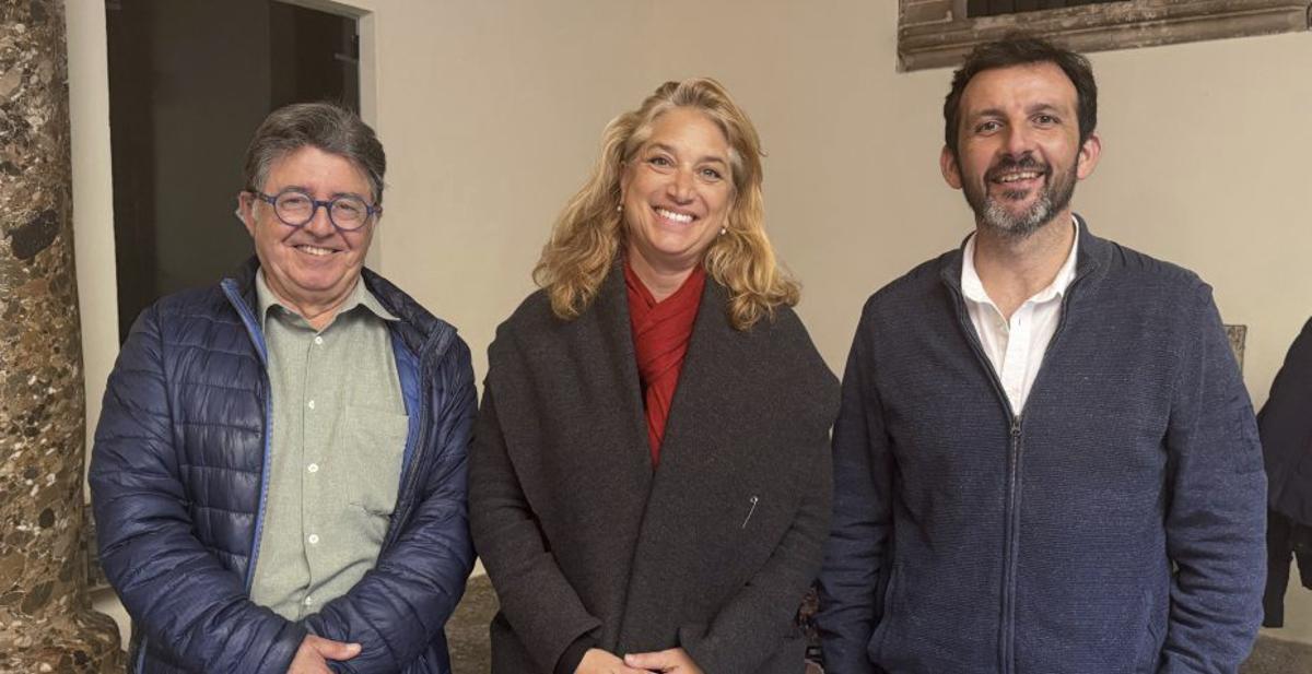 Joan Mayol, Tiffany Blackman y Miquel Font.