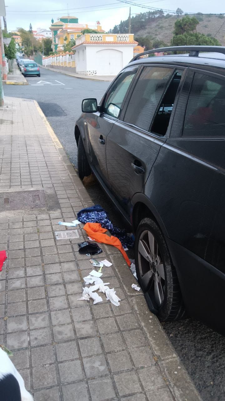 Nuevo episodio de robos en coches en Tafira Alta