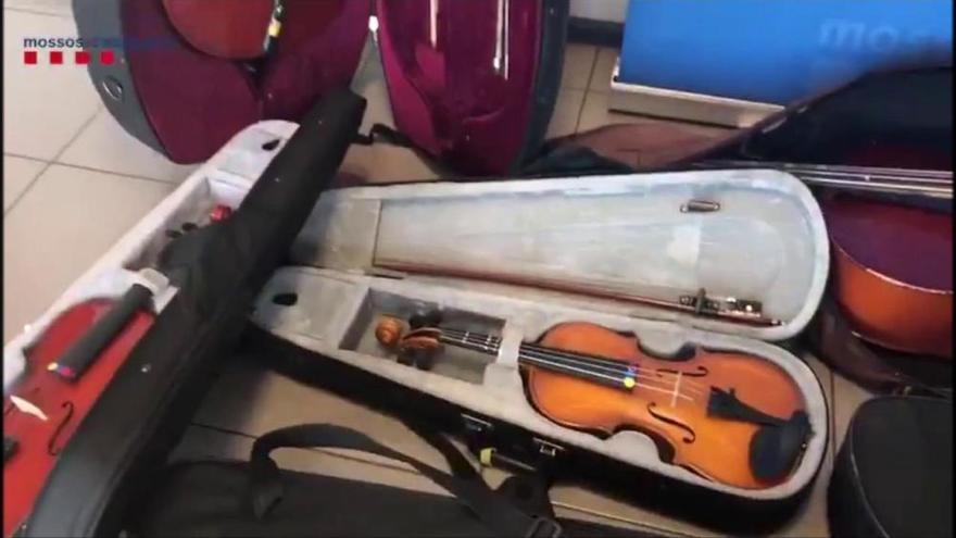 Retornen els violins i violoncels robats en una escola de l'Anoia