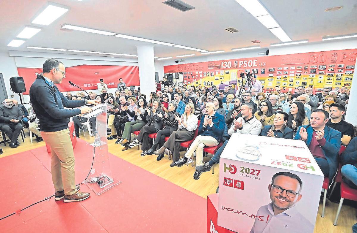 El acto que celebró el PSOE el pasado sábado para presentar a Héctor Díez como alcaldable.