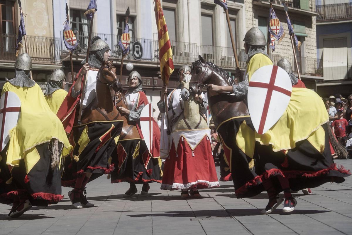 La imatgeria ha generat una gran expectació durant el diumenge de Festa Major de Manresa