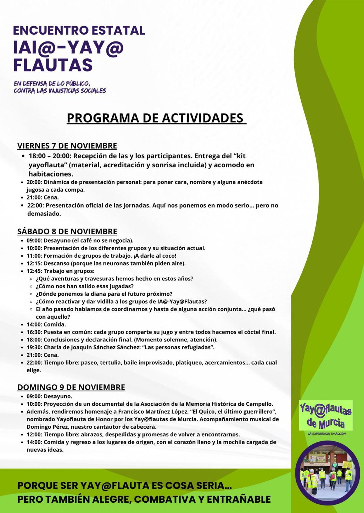 Programa de las jornadas