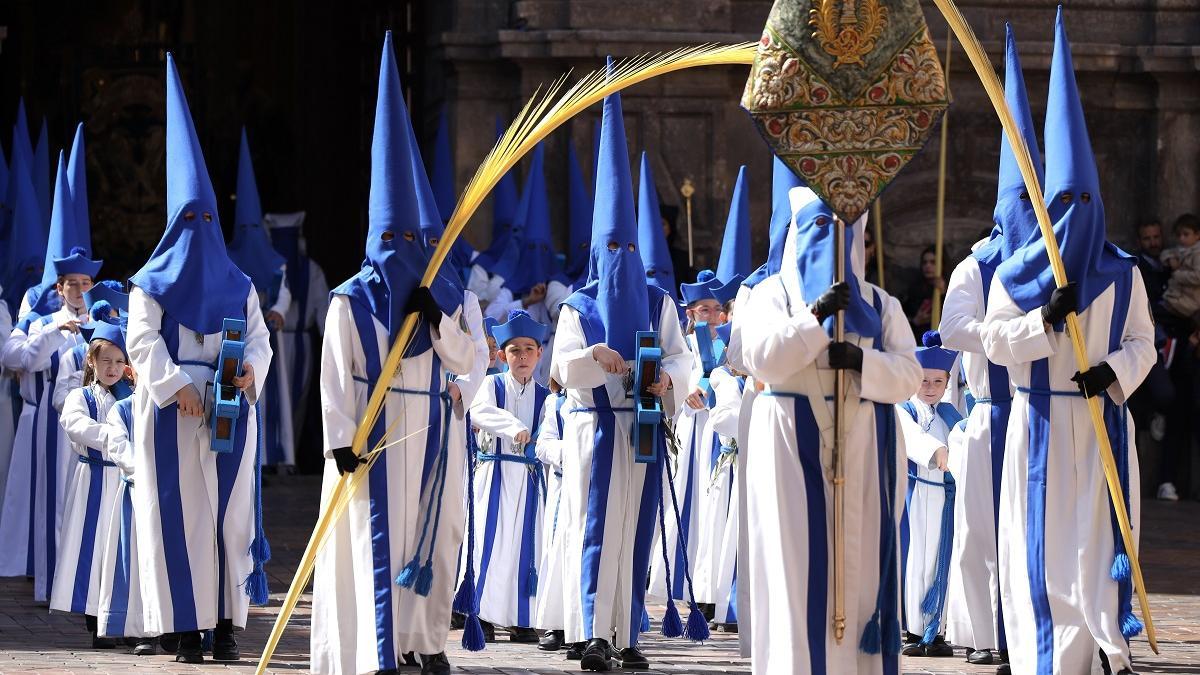 Procesión del Domingo de Ramos en Zaragoza en 2024
