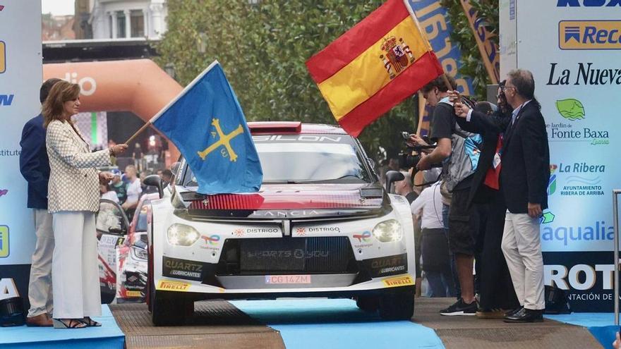 Así fue el arranque del rally Princesa de Asturias