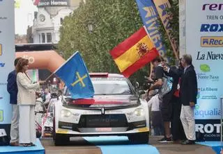 Así fue el arranque del rally Princesa de Asturias