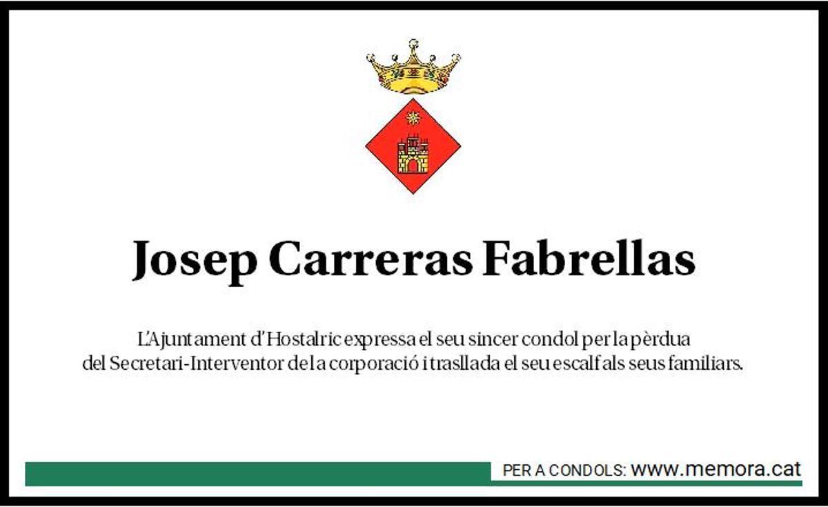Josep Carreras Fabrellas