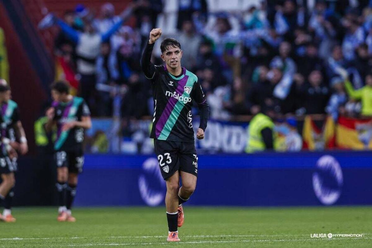 Partido disputado entre el Albacete y el Málaga CF