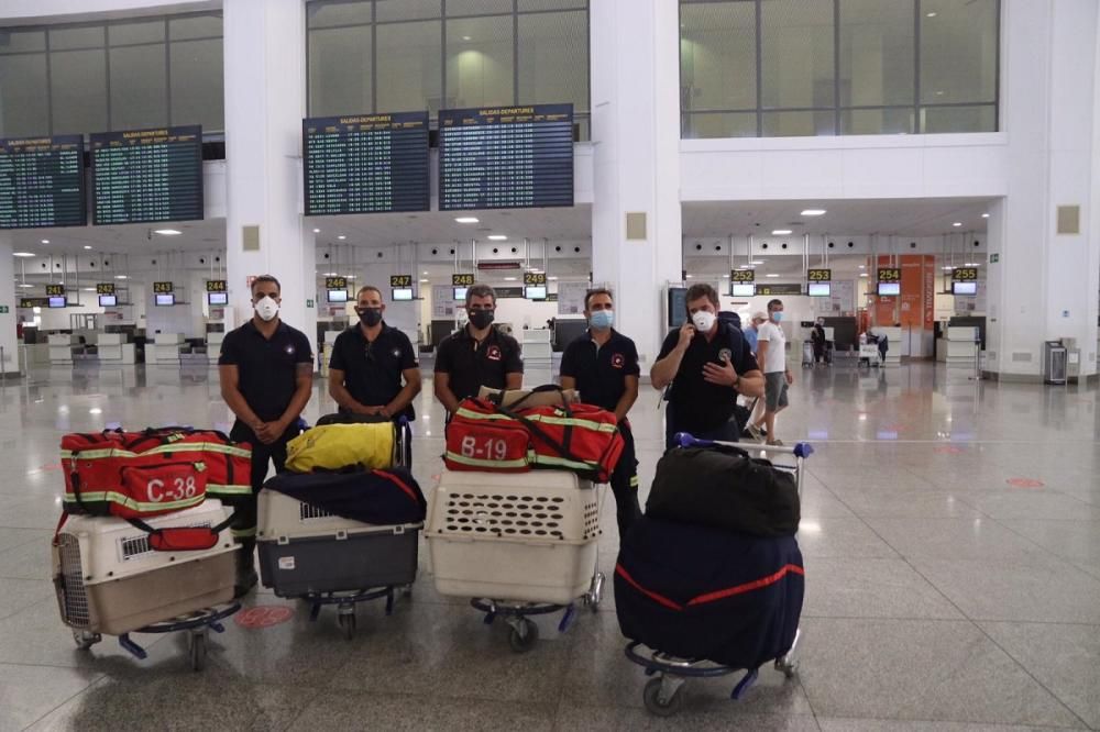 Bomberos del Consorcio de Málaga viajan a Beirut para encontrar supervivientes