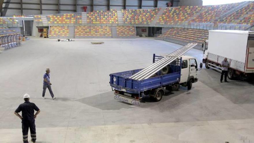 El Palacio de los Deportes, listo para recibir  hoy la pista  azul de la LNFS