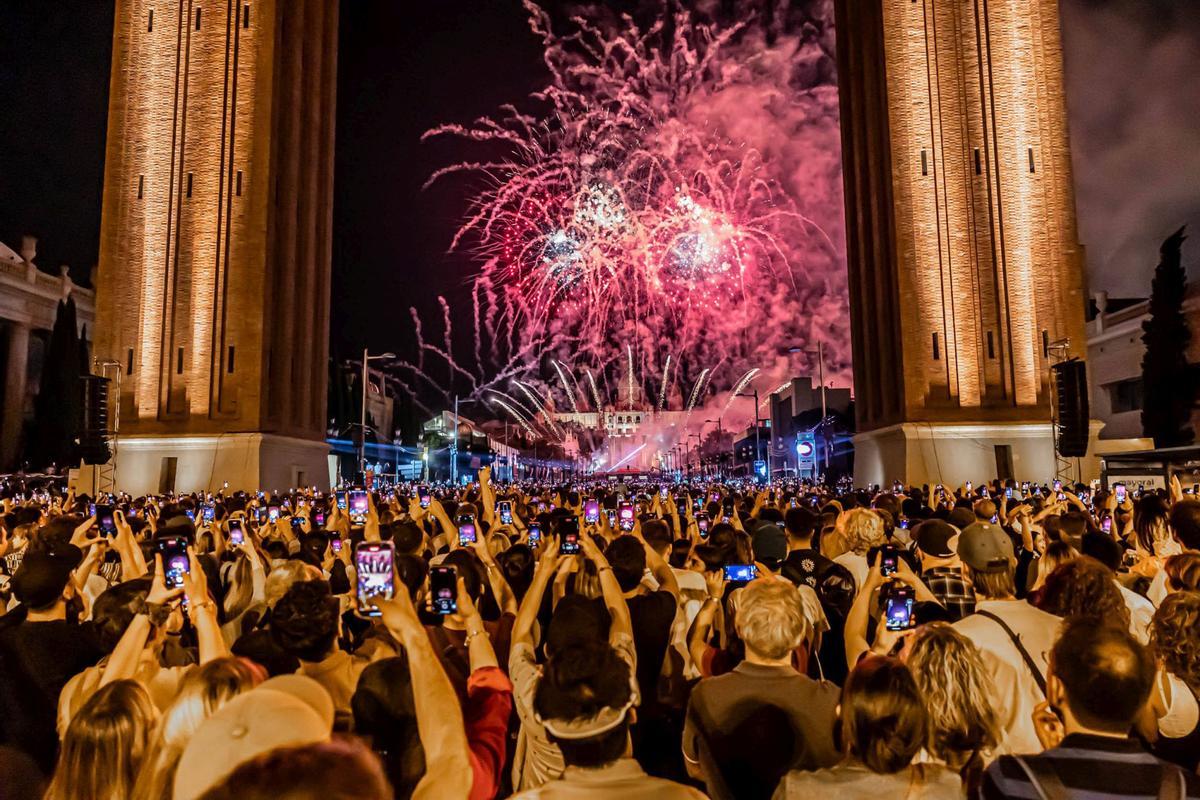 El Piromusical cierra la Mercè a ritmo de Sónar