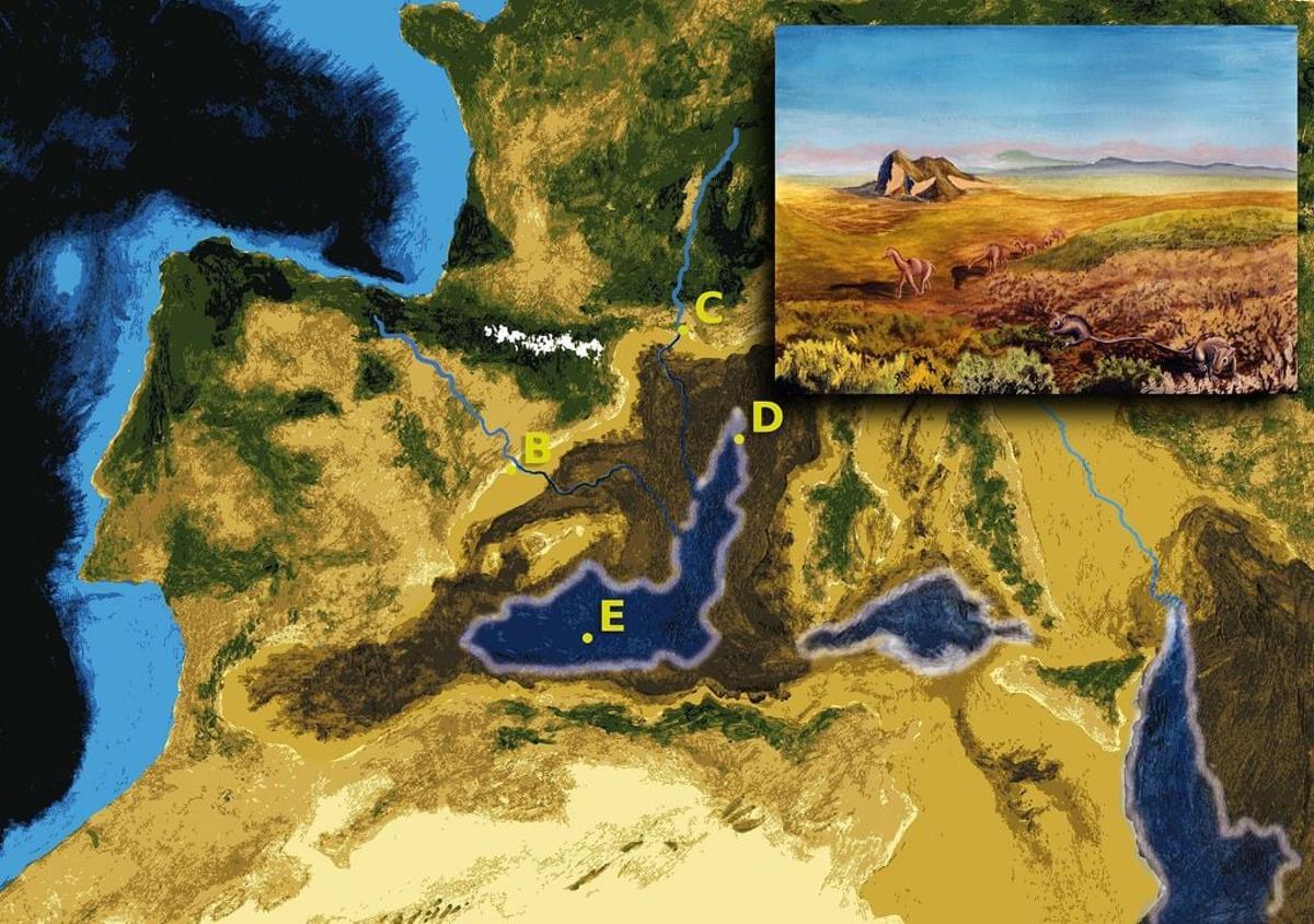 Estado en que quedó la zona del Estrecho hace unos 5,9 millones de años