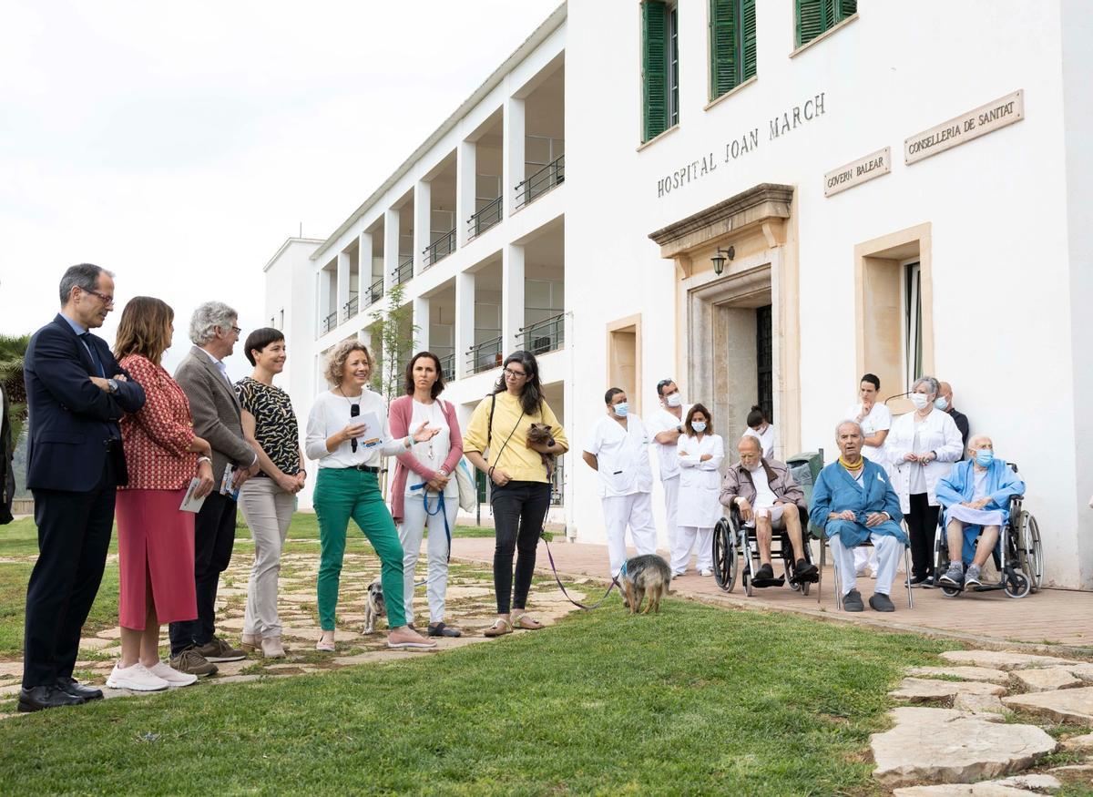 Un momento de la visita de este miércoles al Joan March.