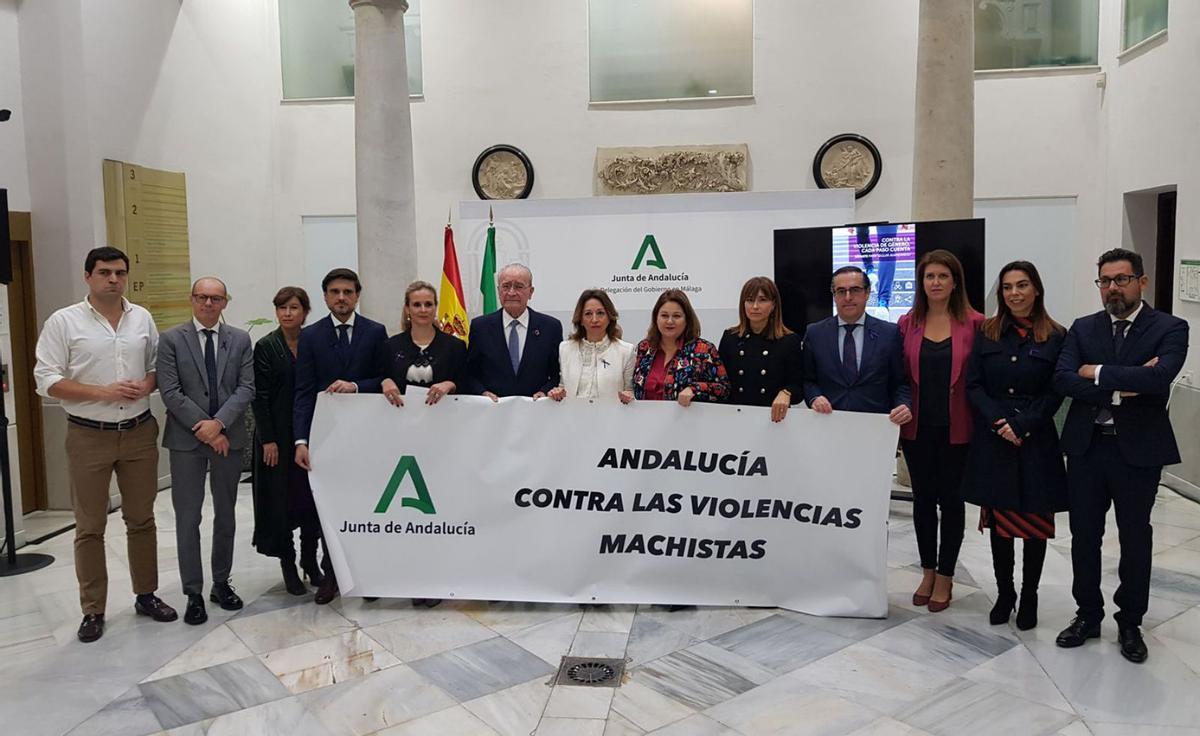 El alcalde Francisco de la Torre durante el acto del 25N. | L.O