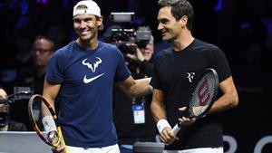 Rafael Nadal y Roger Federer.