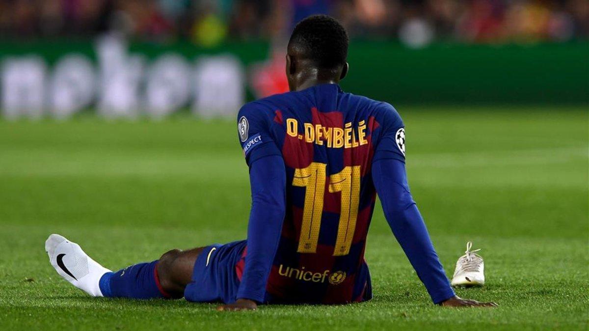 Dembélé cae lesionado de nuevo