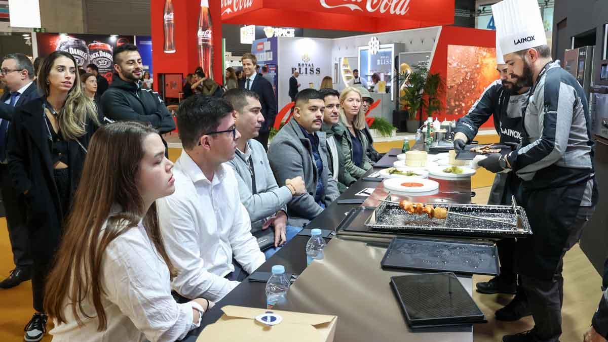 Degustaciçon en la última edición de Alimentaria + Hostelco.