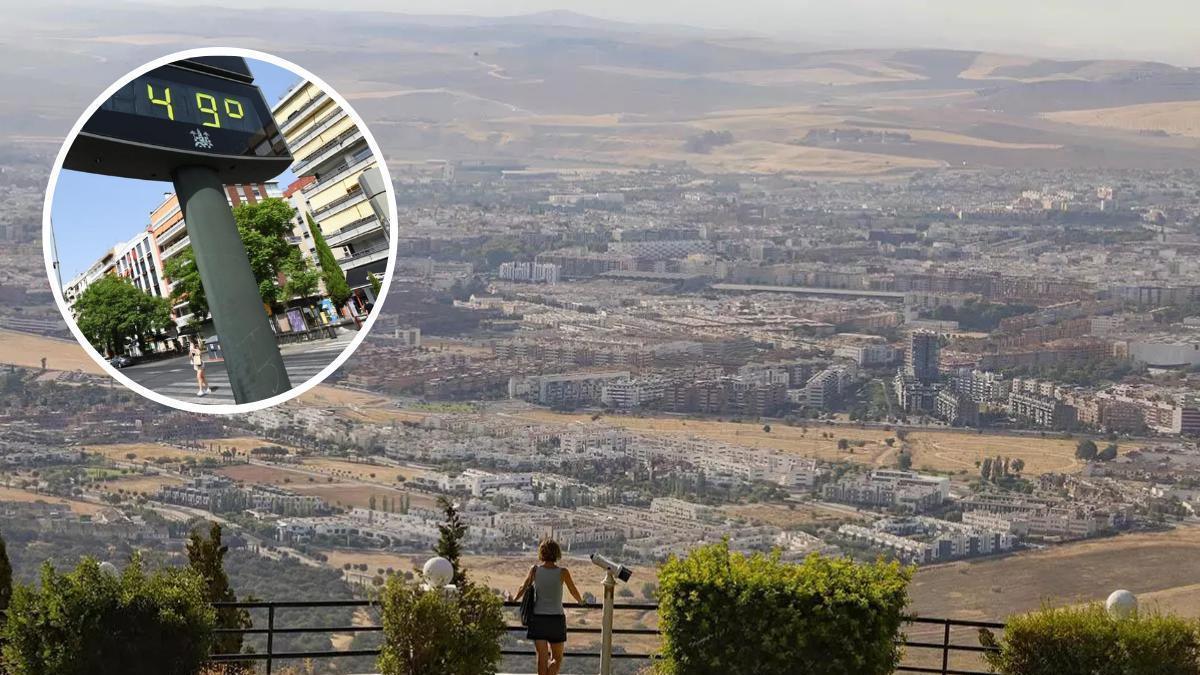 Vistas de Córdoba desde el mirador de Las Ermitas