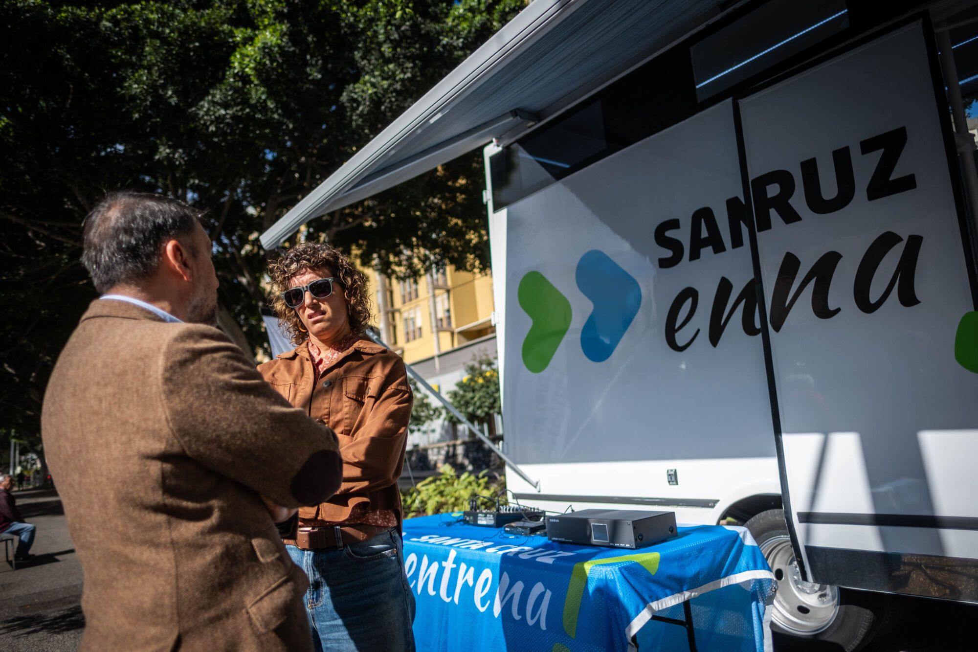 Oficina móvil de deportes en Santa Cruz