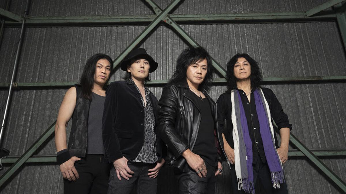 Miembros de la banda japonesa Anthem, que actuarán en el Rock Imperium de 2024.