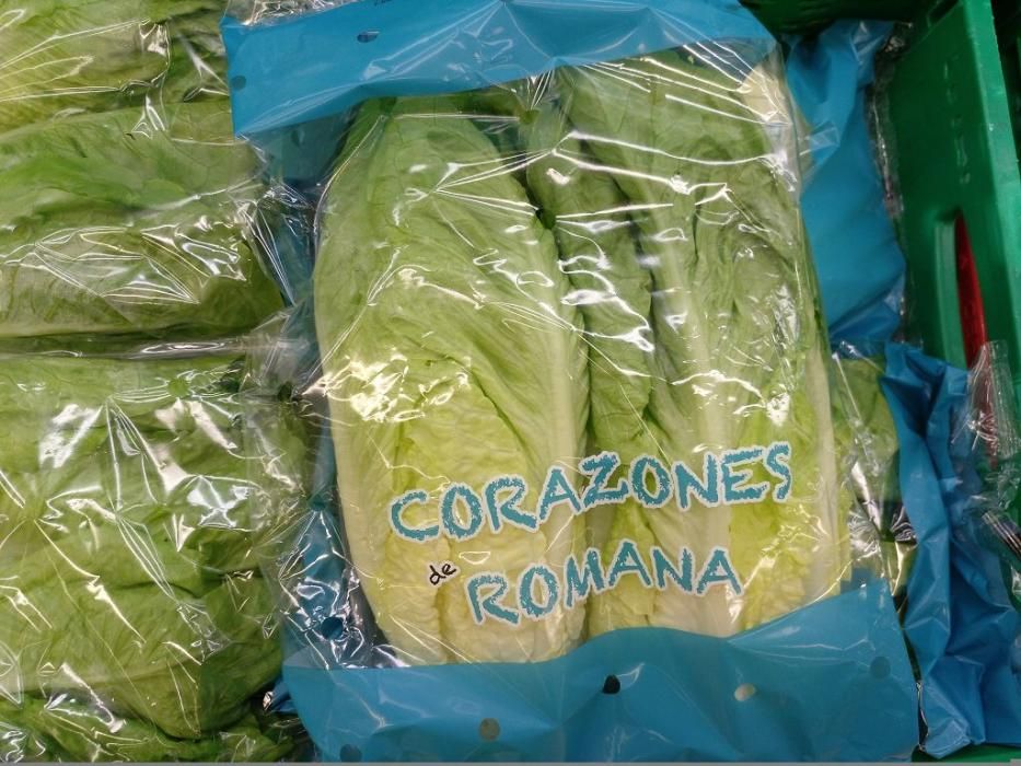 CORAZONES DE ROMANA. Los corazones de lechuga en su variedad romana son producidos por la empresa Agrupación Hortofrutícola Lucas en la pedanía murciana de El Raal. Esta empresa cuenta con varios centros en la Región de Murcia.