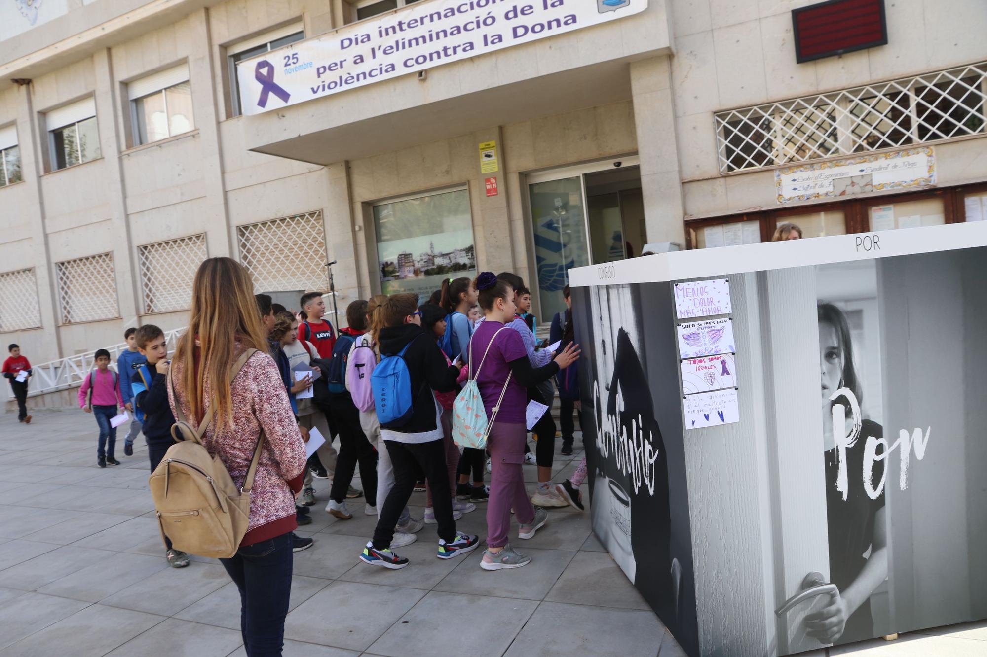 25-N en Castellón: La provincia clama contra la violencia machista. Imagen de l'Alcora