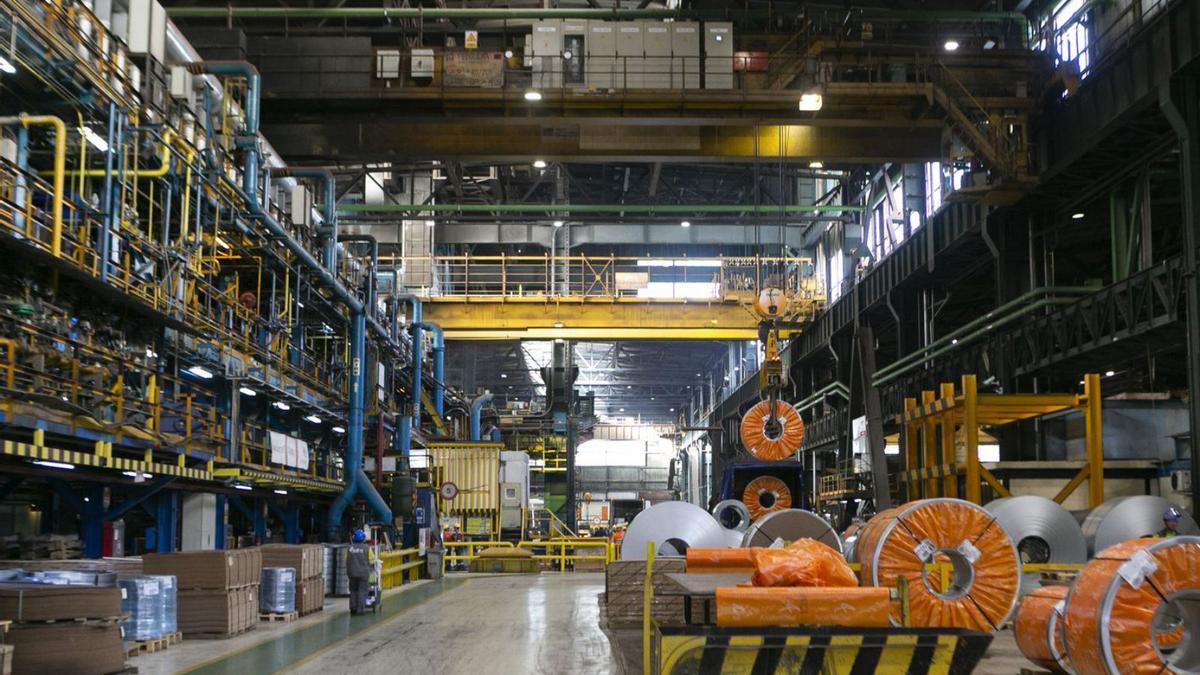 Planta de galavanizado de ArcelorMittal en Corvera