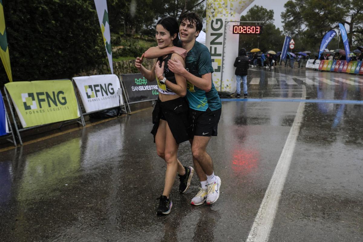Toni Mercadal Roldán (Joan Comes)  y María del Mar González, fueron los ganadores de la FNG San Silvestre Palma