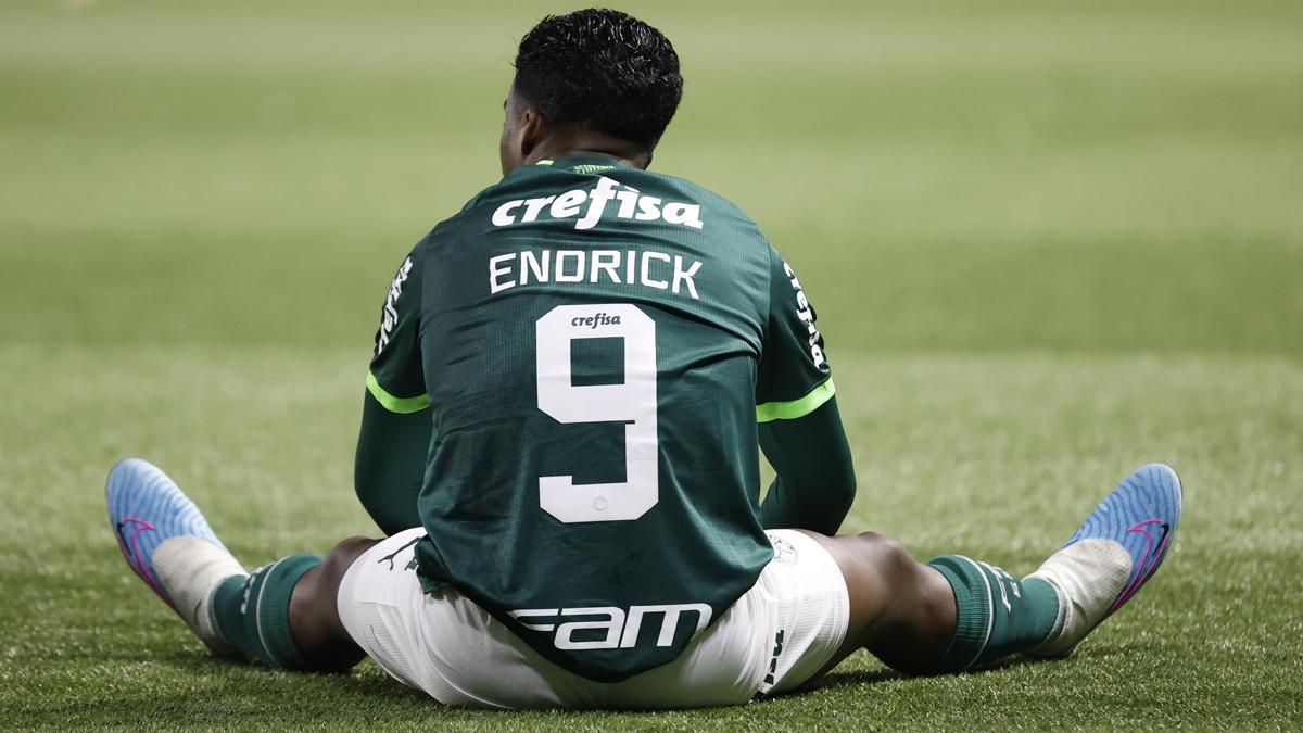 Endrick es suplente en el Palmeiras por su falta de trabajo