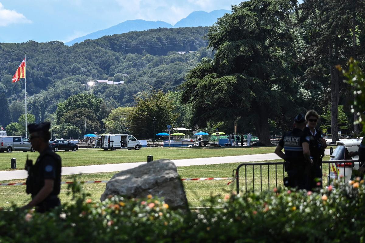 Ataque con cuchillo en un parque infantil en Annecy (Francia)