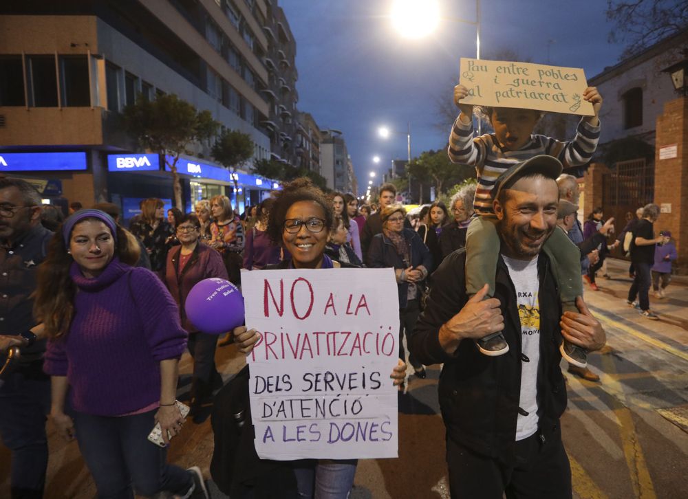 Manifestación del 8M en el Port de Sagunt