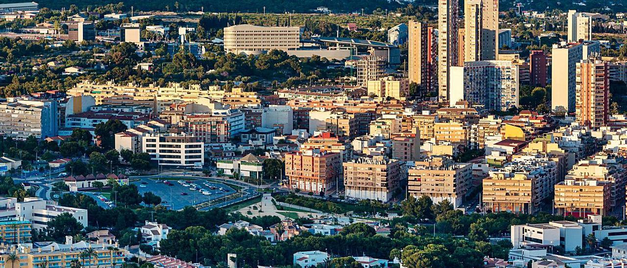 Una vista del barrio de Foietes, en Benidorm.