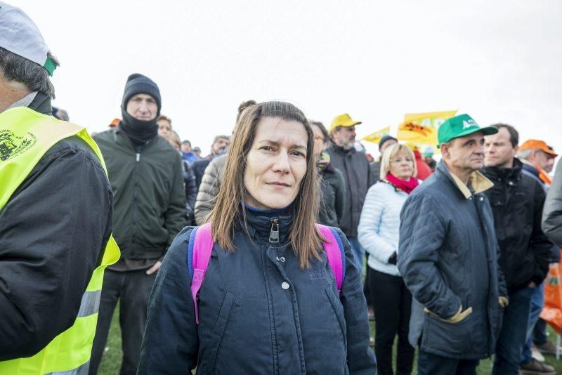 Manifestación de agricultores en Zaragoza