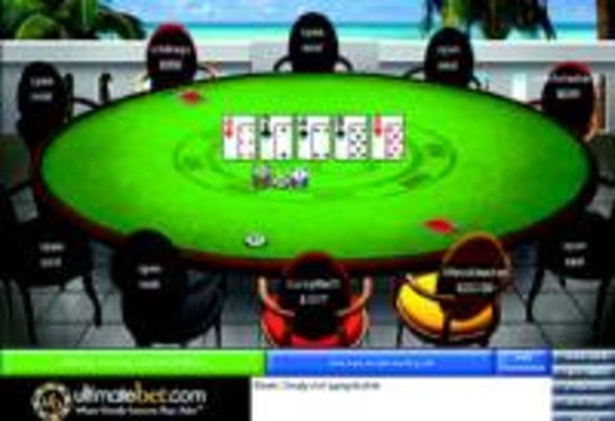 Capturas de las webs Ultimate Bet y Absolute Poker, que se han visto envueltas en sendos escándalos.