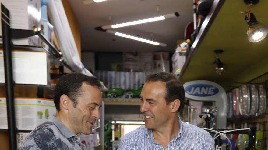 José Ignacio y Julián Vecilla, en La Madrileña.