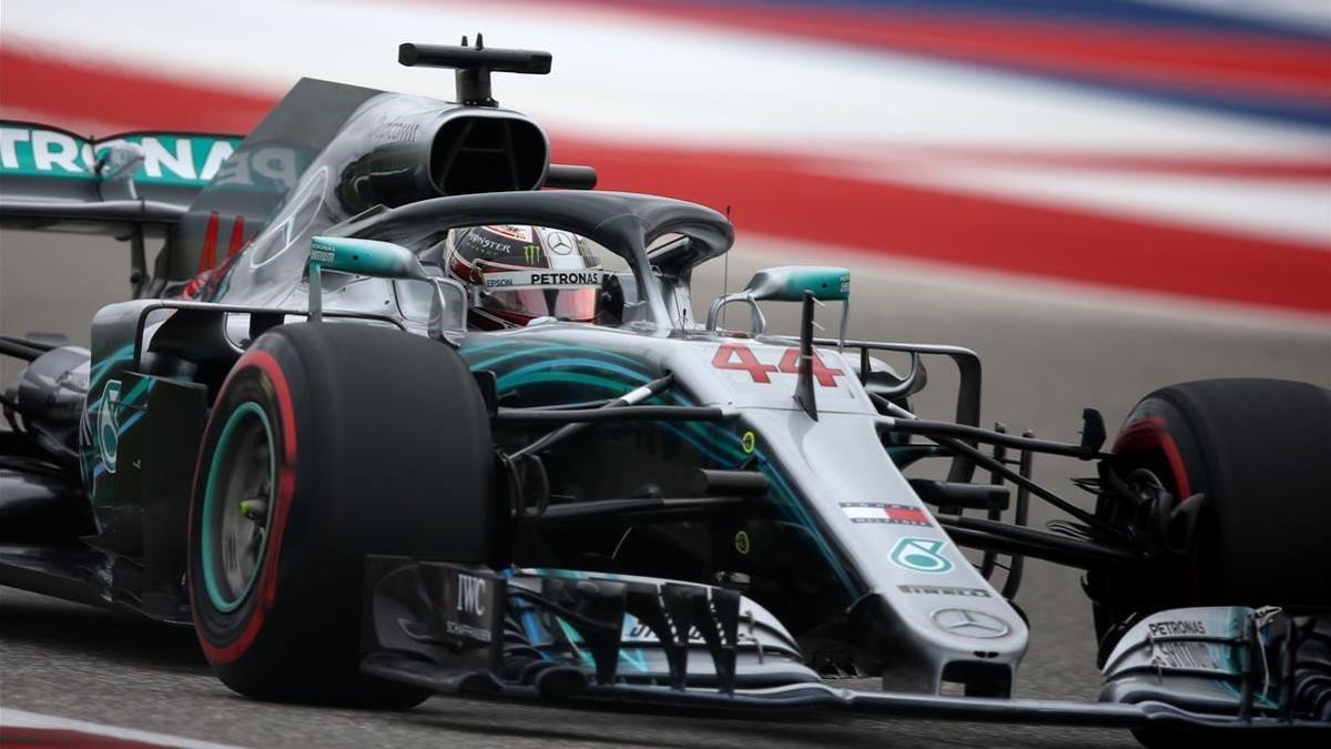 Lewis Hamilton saldrá primero en la parrilla en el GP de Estados Unidos