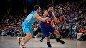 Parker, en el partido ante el Palencia.