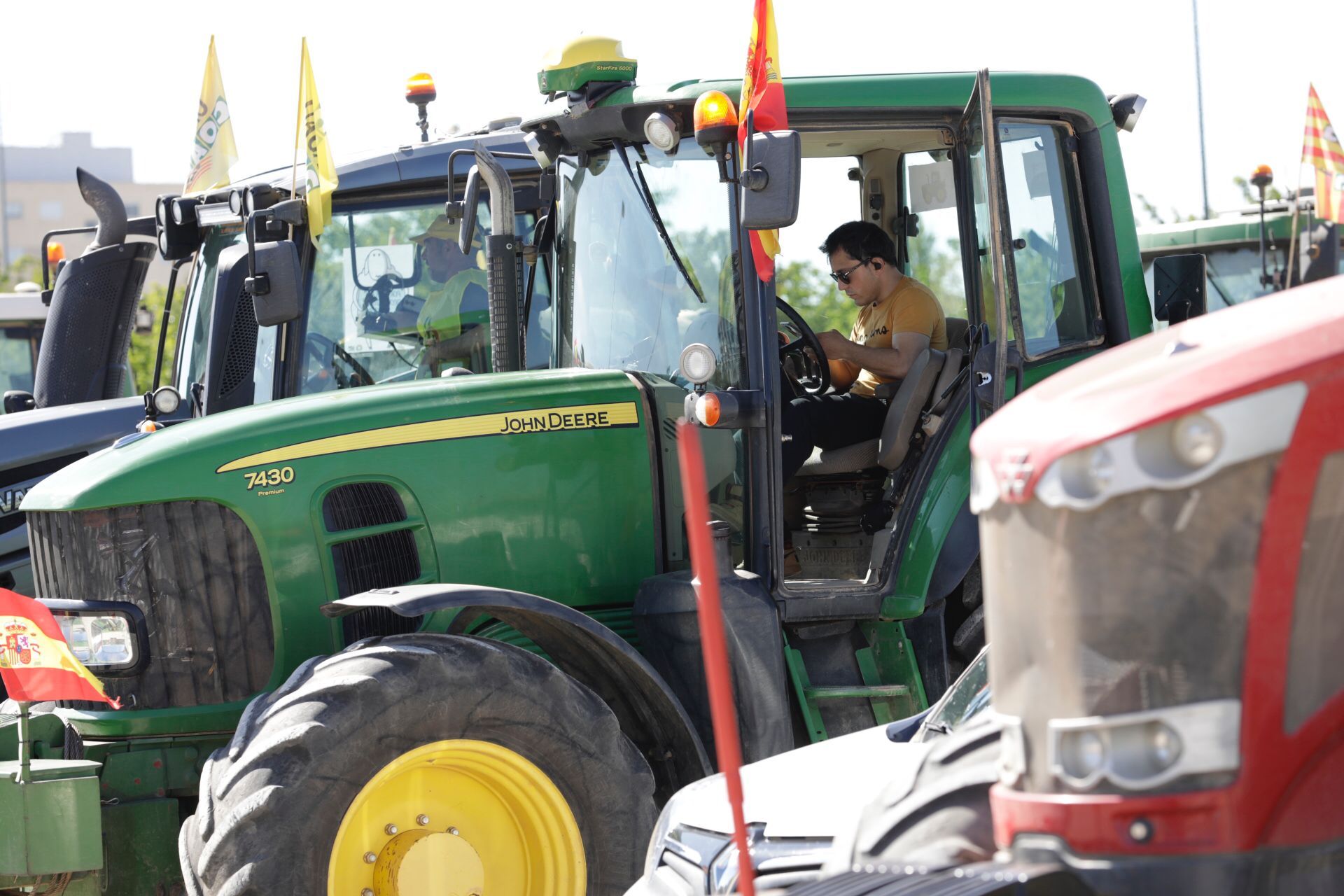 Tractorada en Zaragoza