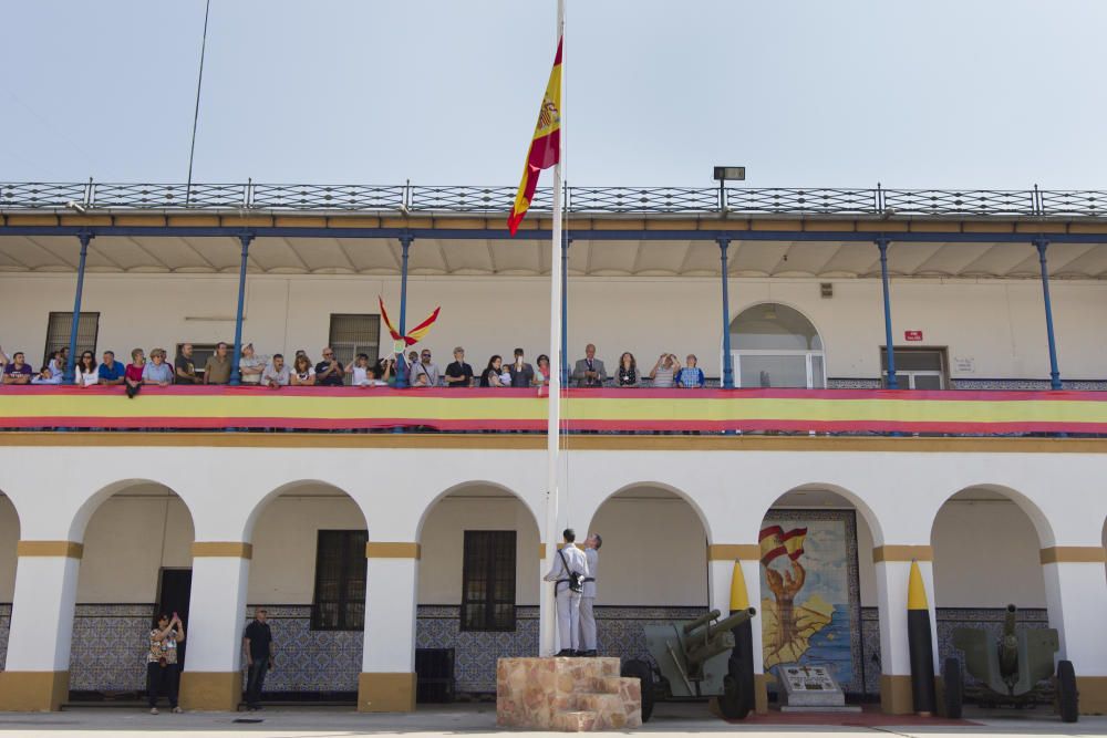 Recreaciones militares de época en el cuartel de la Alameda